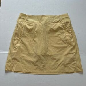 Athleta Brooklyn Skort 16” Yellow Size 6